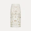 forte_forte leather skirt jacket with “poetic orchid” embroidery work orchidea^ Skirts