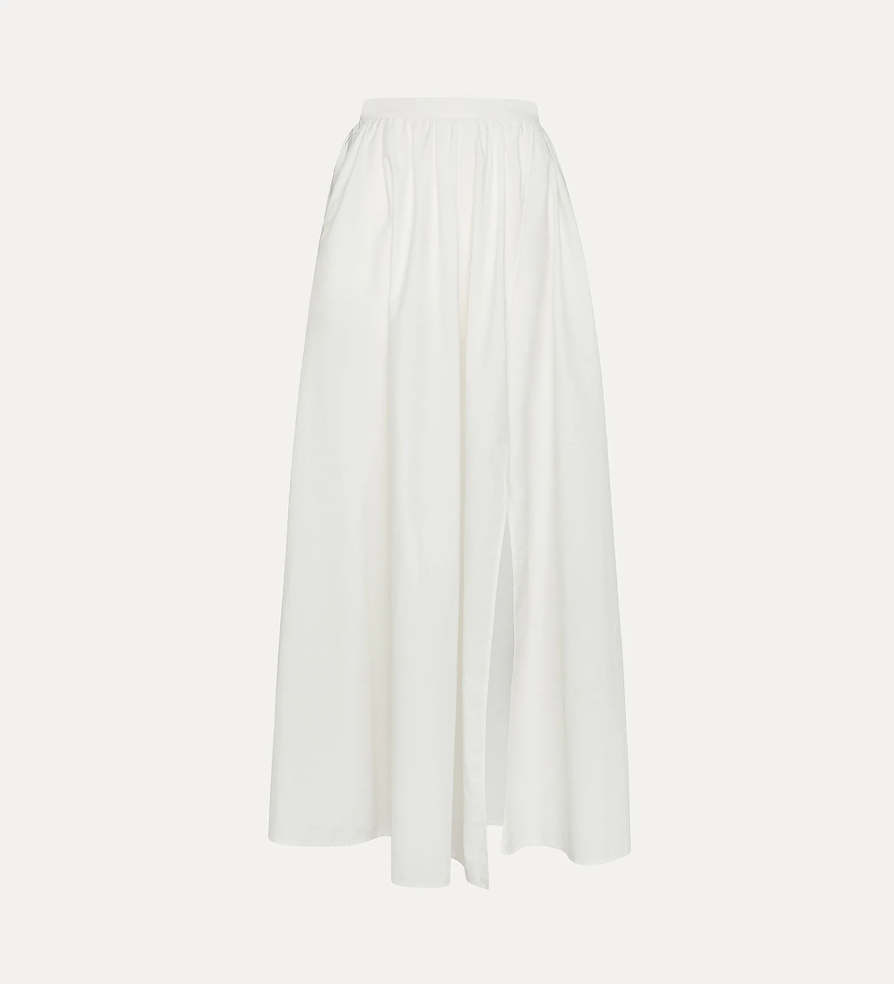 forte_forte long cotton skirt bianco^ Skirts