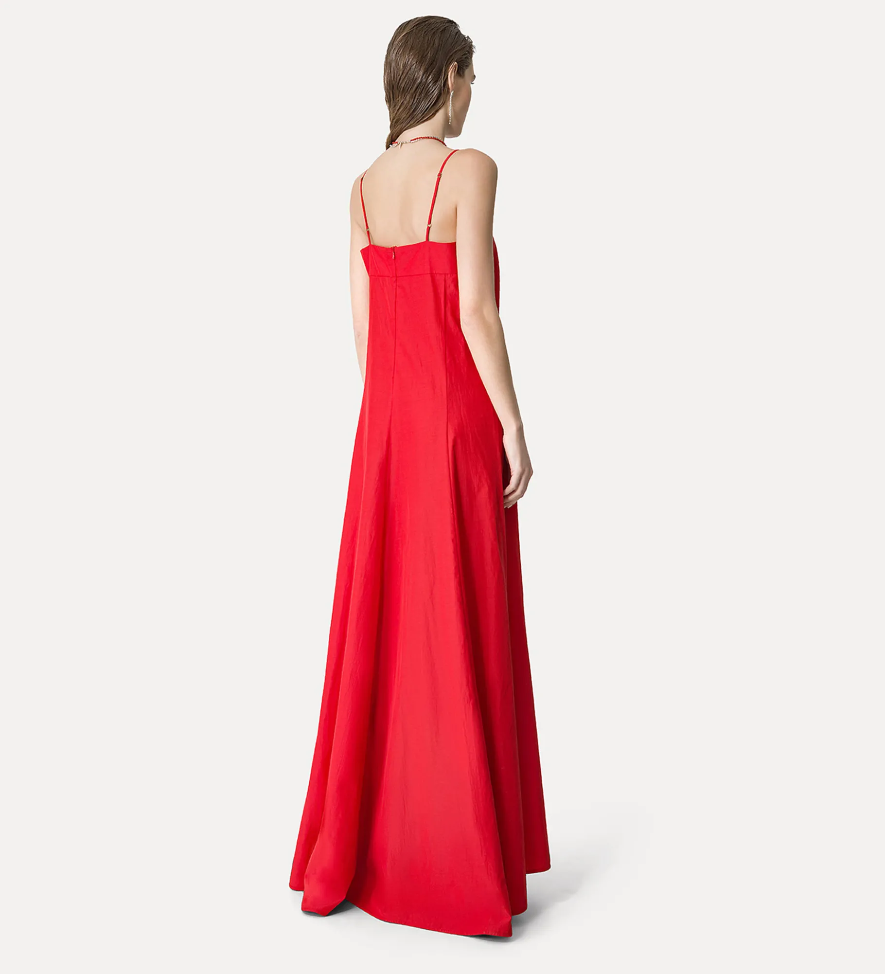 forte_forte long dress in cotton lacca^ Dresses