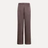 forte_forte loose–fitting jogging pants in silk satin lava^ Pants