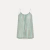 forte_forte lurex top acqua^ Tops
