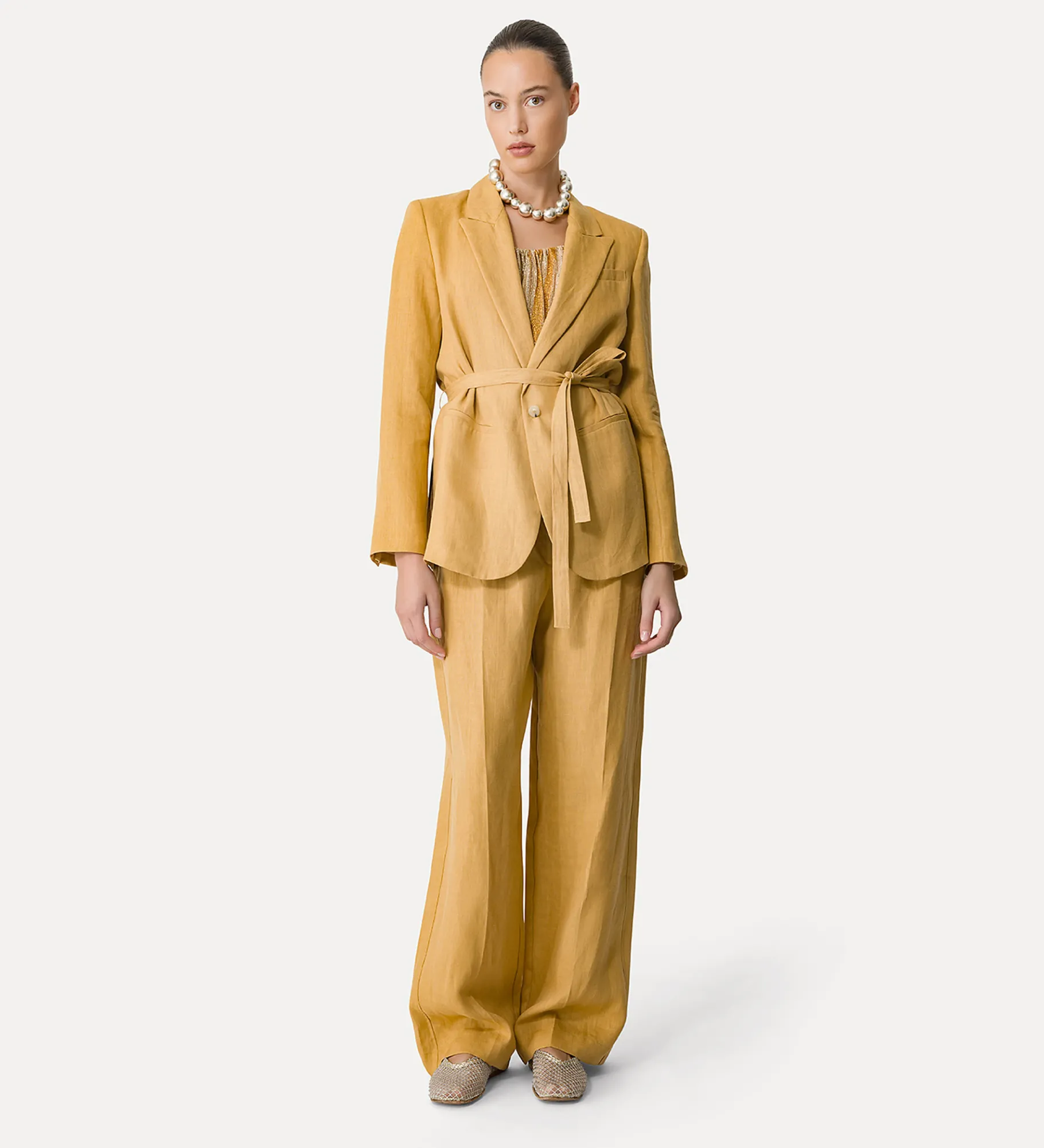 forte_forte lurex top gold^ Tops