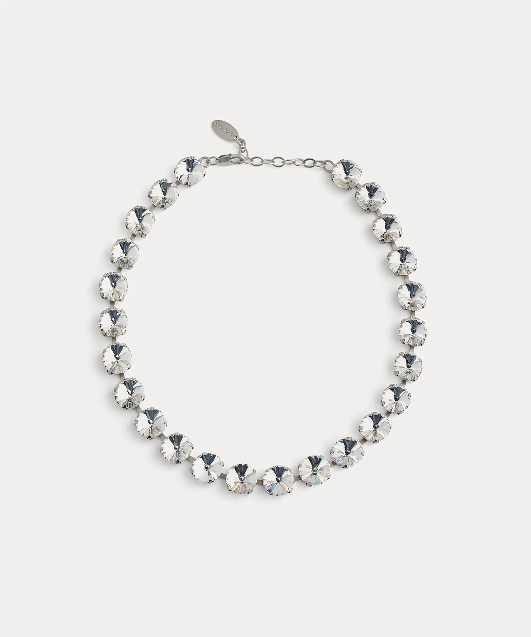 forte_forte necklace with large crystals crystal^ Jewels