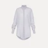 forte_forte oversized pared–back shirt in voile lilac^ Shirts