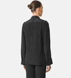 forte_forte oversized satin jacket for women noir^ Jackets