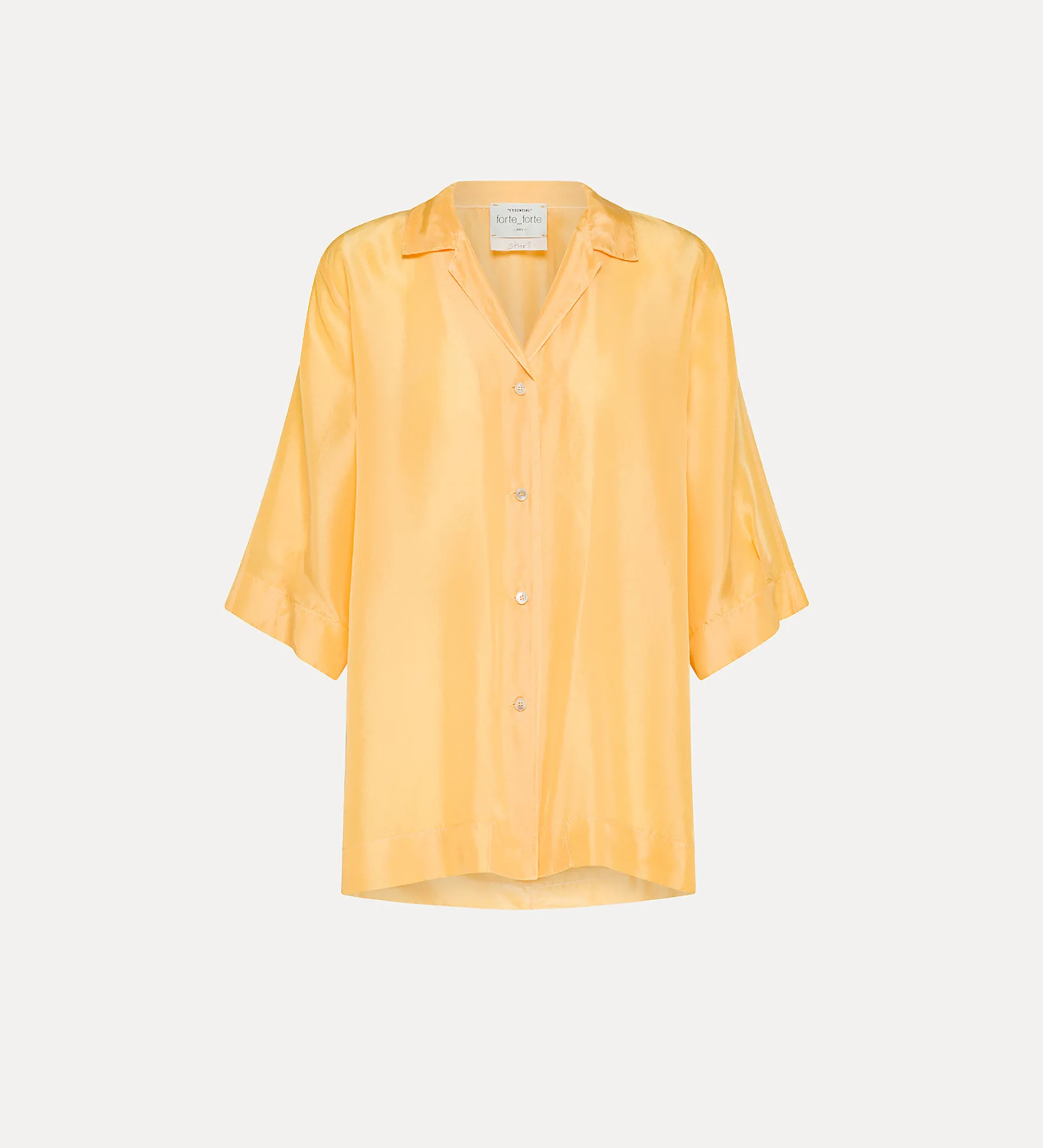 forte_forte pared–back shirt in habotai silk sole^ Shirts