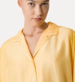 forte_forte pared–back shirt in habotai silk sole^ Shirts