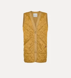 forte_forte quilted vest d'or^ Coats