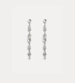 forte_forte rhinestone drop earrings crystal^ Jewels