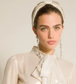 forte_forte rhinestone headband ivory^ Jewels