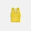 forte_forte ribbed crop top luce^ Tops