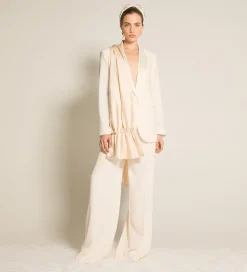 forte_forte scarf in contemporary duchesse avorio^ Hats And Scarves