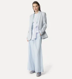 forte_forte self–tie shirt nuage^ Tops