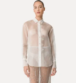 forte_forte shirt in silk organza giglio^ Shirts