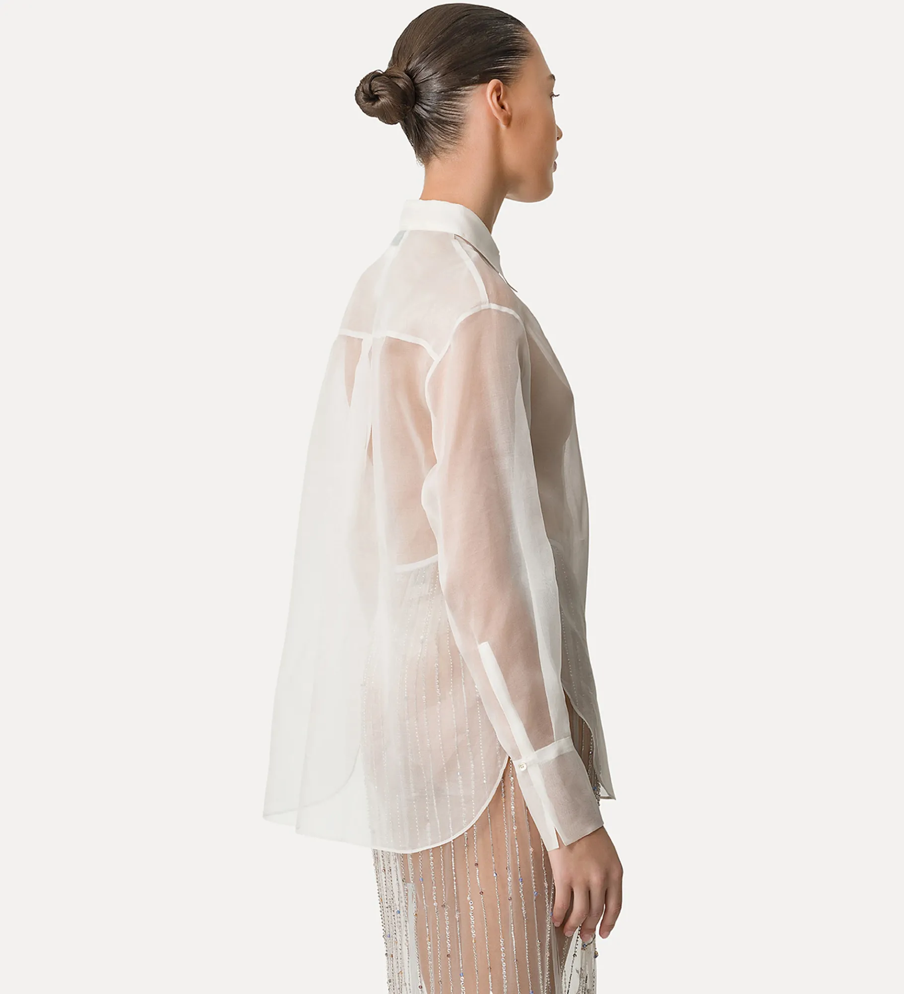 forte_forte shirt in silk organza giglio^ Shirts