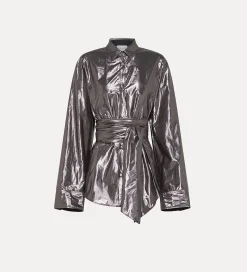 forte_forte shirt with sash ombra^ Shirts