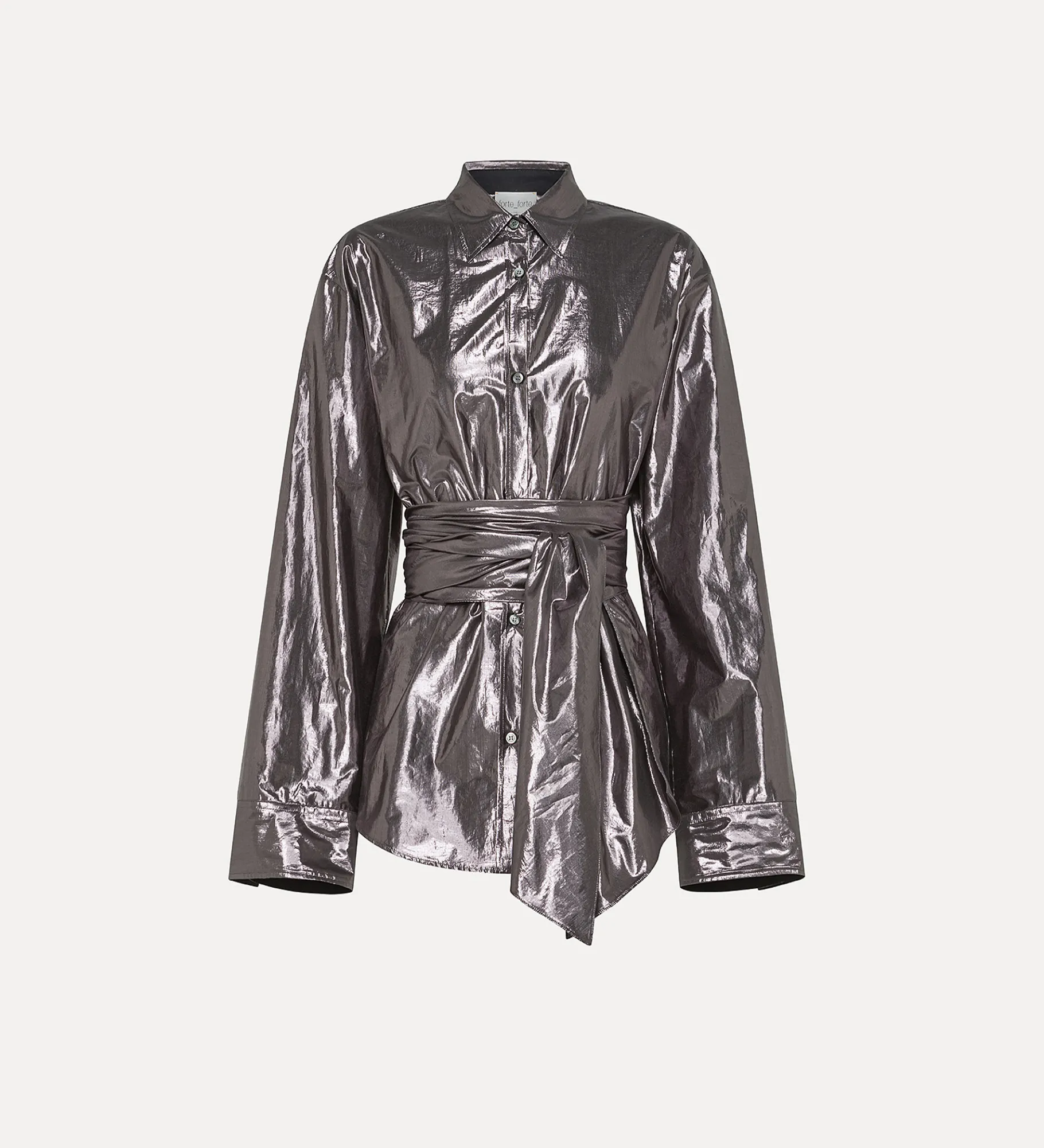 forte_forte shirt with sash ombra^ Shirts