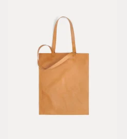 forte_forte shopper in leather and crochetwork naturale^ Bags And Belts