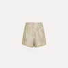 forte_forte shorts in lurex jacquard gold^ Pants