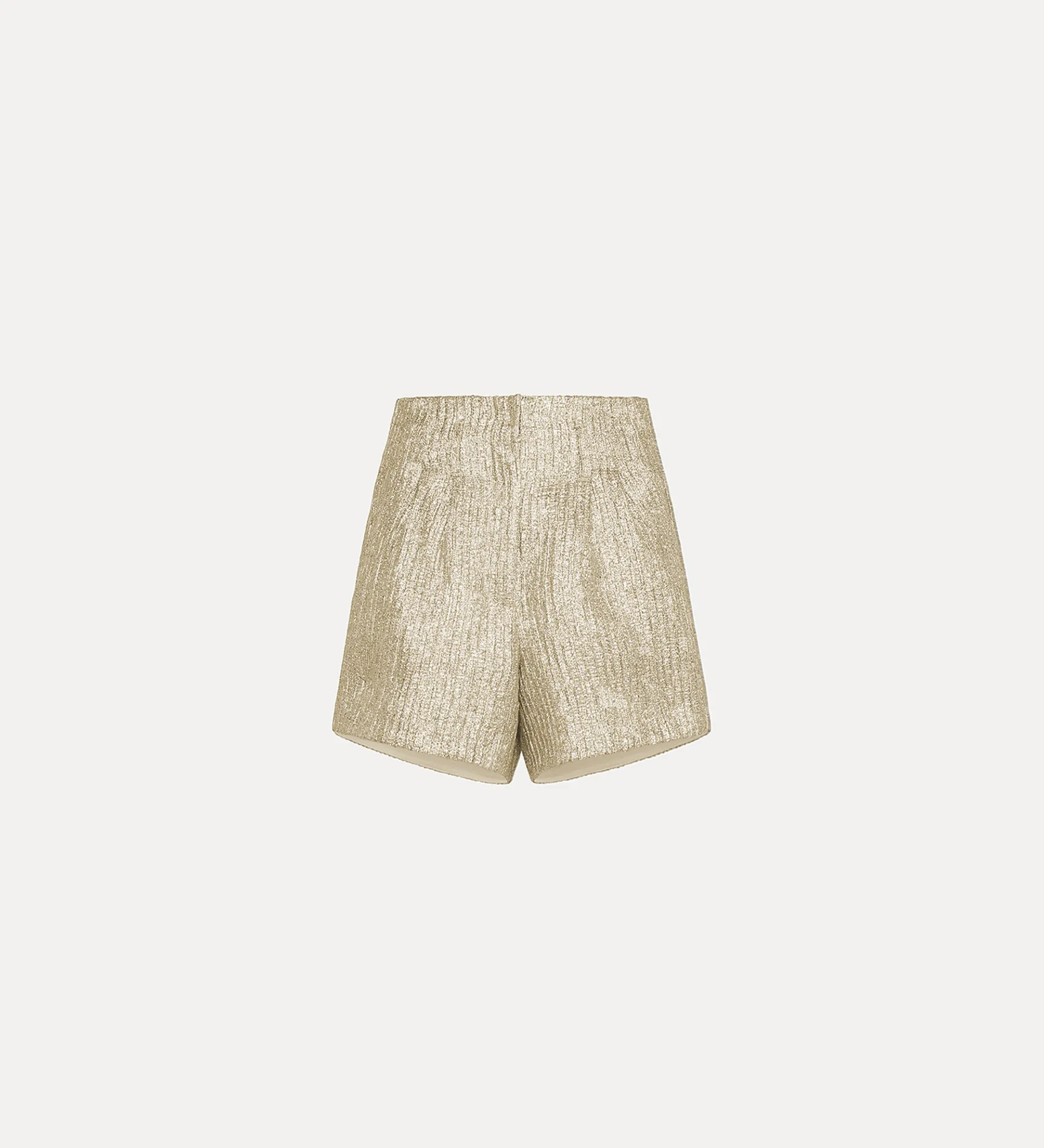 forte_forte shorts in lurex jacquard gold^ Pants