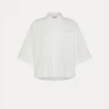 forte_forte short–sleeve shirt in poplin bianco^ Shirts