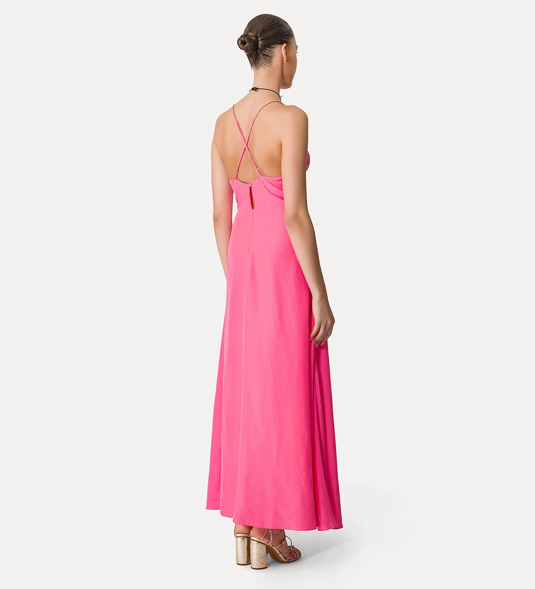 forte_forte silk slip dress ortensia^ Dresses