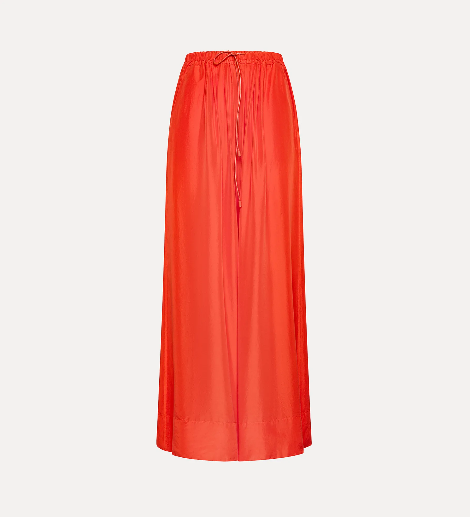 forte_forte silk trousers with a drawstring waist papavero^ Pants