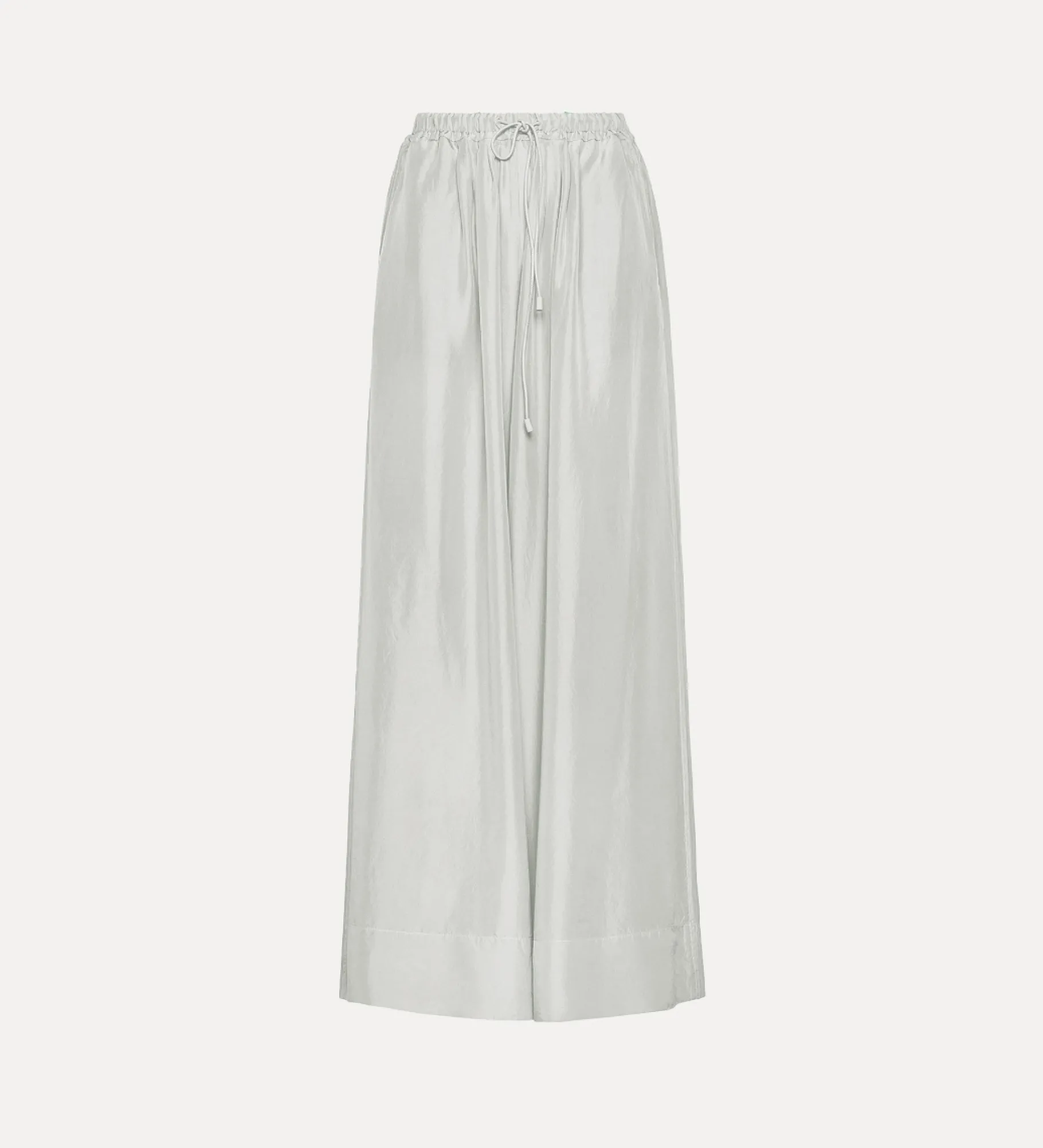 forte_forte silk trousers with a drawstring waist madreperla^ Pants