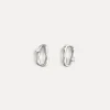 forte_forte silver–tone circle earrings argento^ Jewels