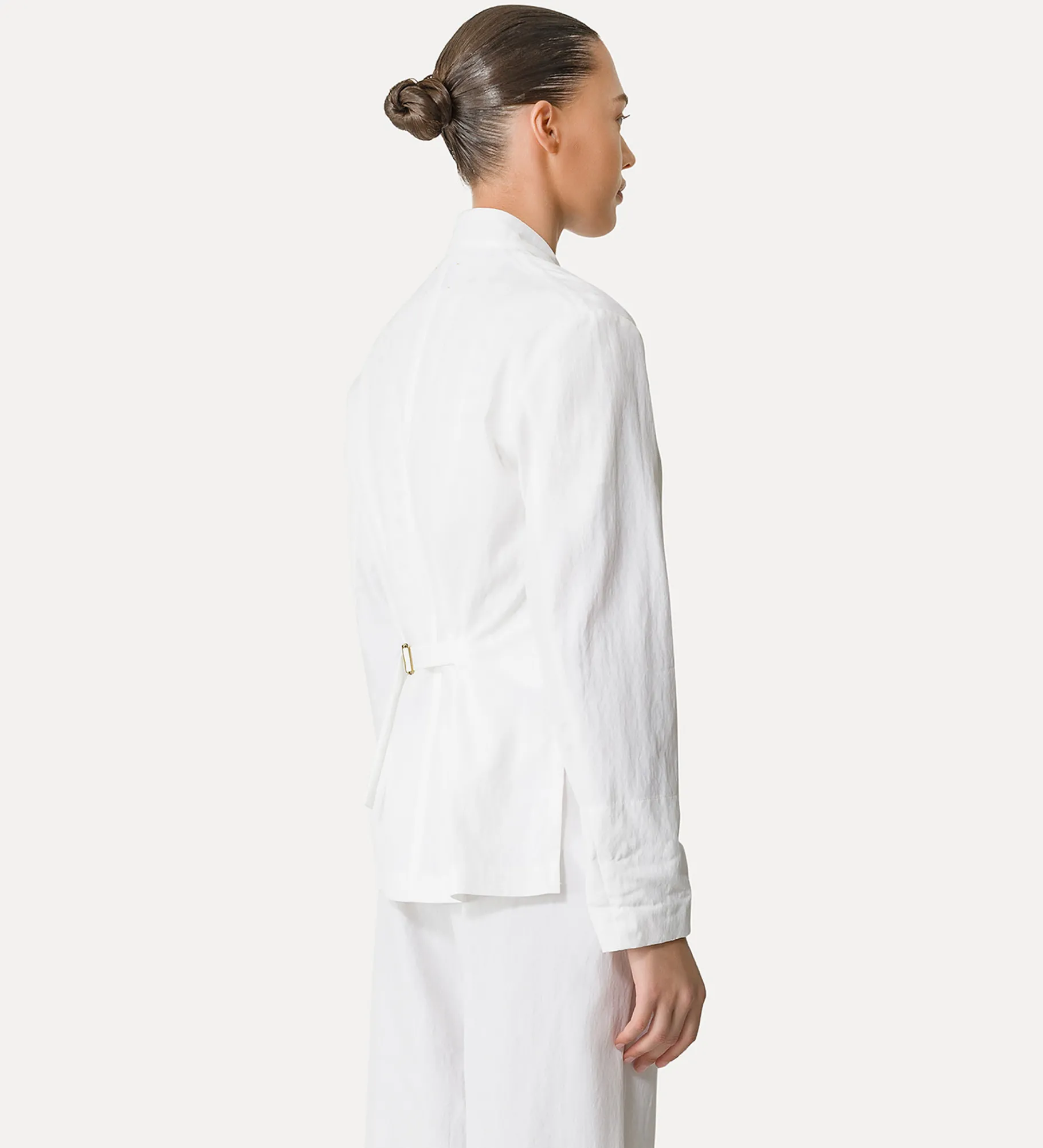 forte_forte single–breasted cotton jacket giglio^ Jackets