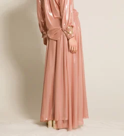forte_forte skirt in laminated georgette rose^ Skirts