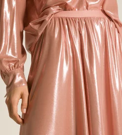 forte_forte skirt in laminated georgette rose^ Skirts