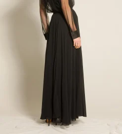 forte_forte skirt in silk georgette nero^ Skirts