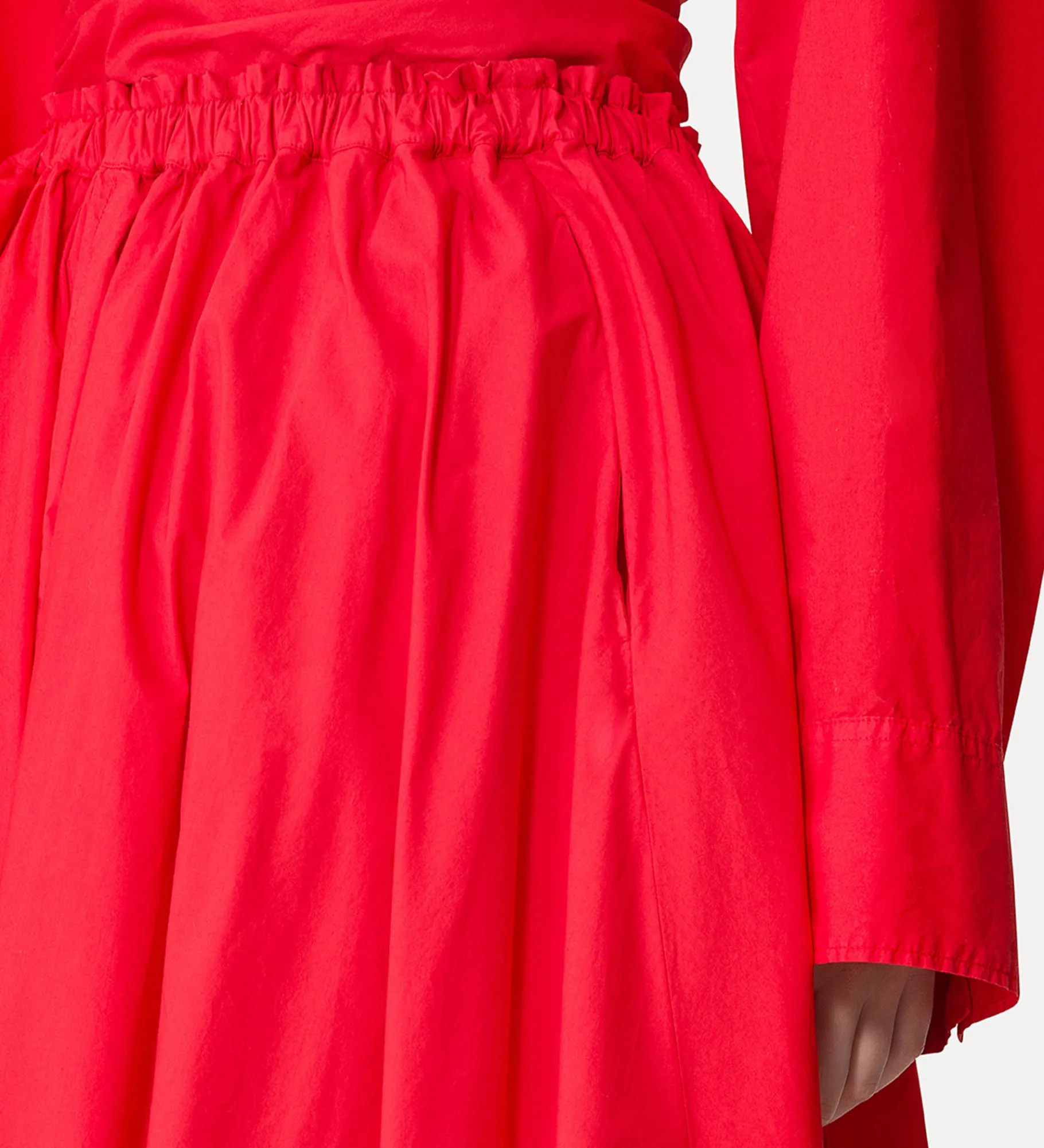 forte_forte skirt with an elasticated waistband lacca^ Skirts