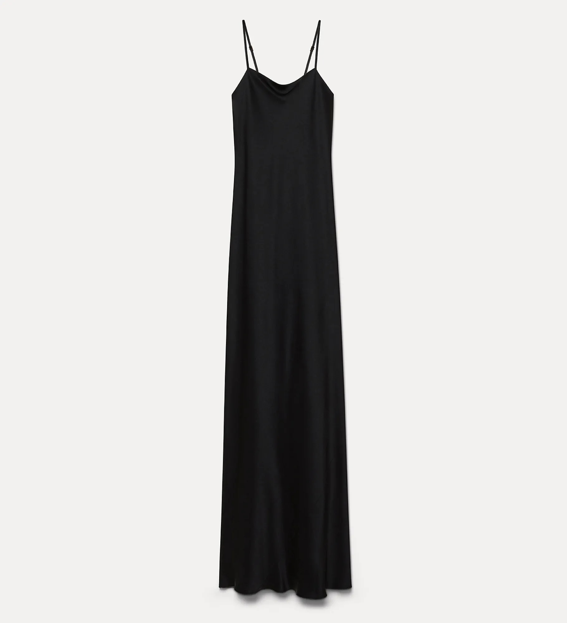 forte_forte slip dress in enver satin nero^ Dresses