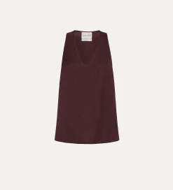 forte_forte slub viscose top black orchid^ Tops