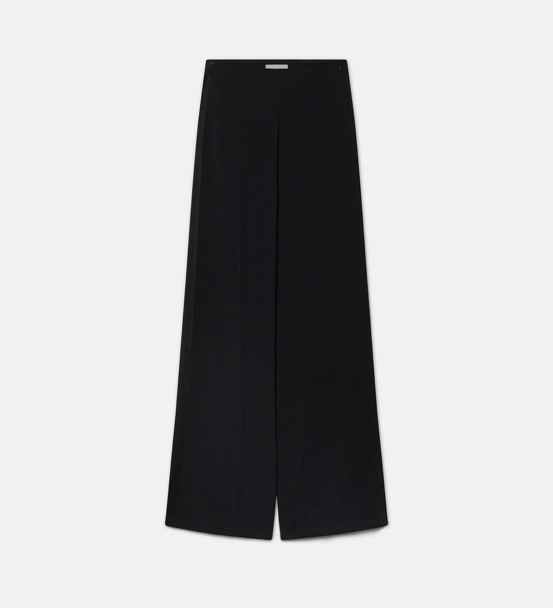 forte_forte smoking pants in enver satin nero^ Pants