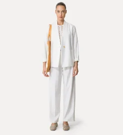 forte_forte straight–leg trousers giglio^ Pants