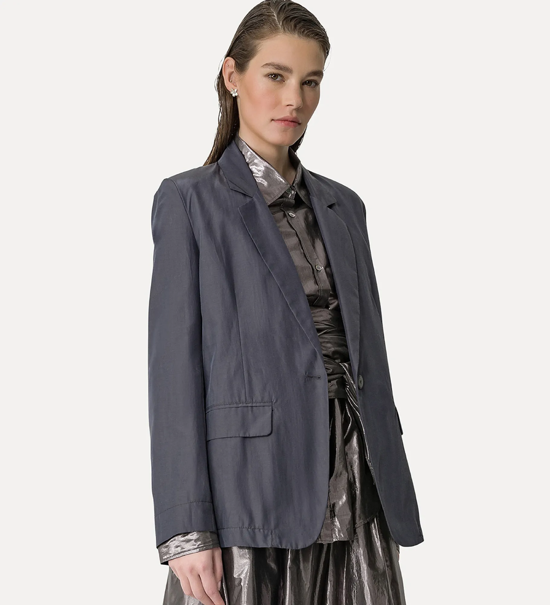 forte_forte taffeta jacket ombra^ Jackets