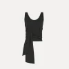 forte_forte tank top in cotton jersey nero^ Tops