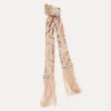 forte_forte thin scarf in micro–sequins rose^ Hats And Scarves