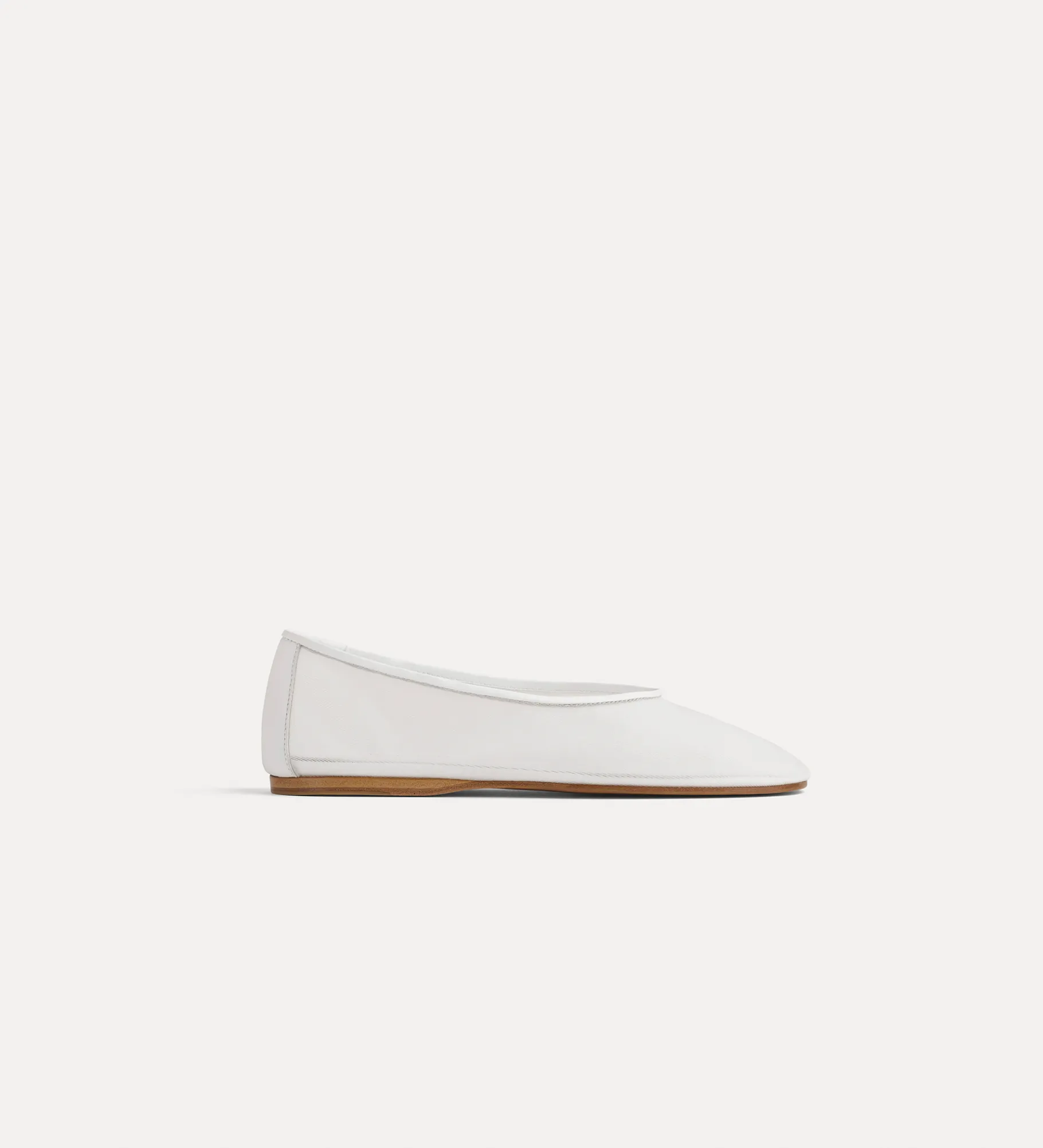 forte_forte tulle ballet flat bianco^ Shoes