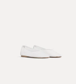 forte_forte tulle ballet flat bianco^ Shoes