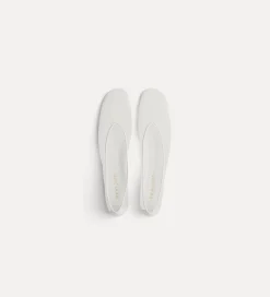 forte_forte tulle ballet flat bianco^ Shoes