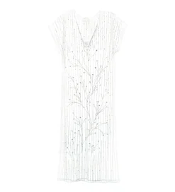 forte_forte tulle dress with embroidered “firefly” detailing firefly^ Dresses