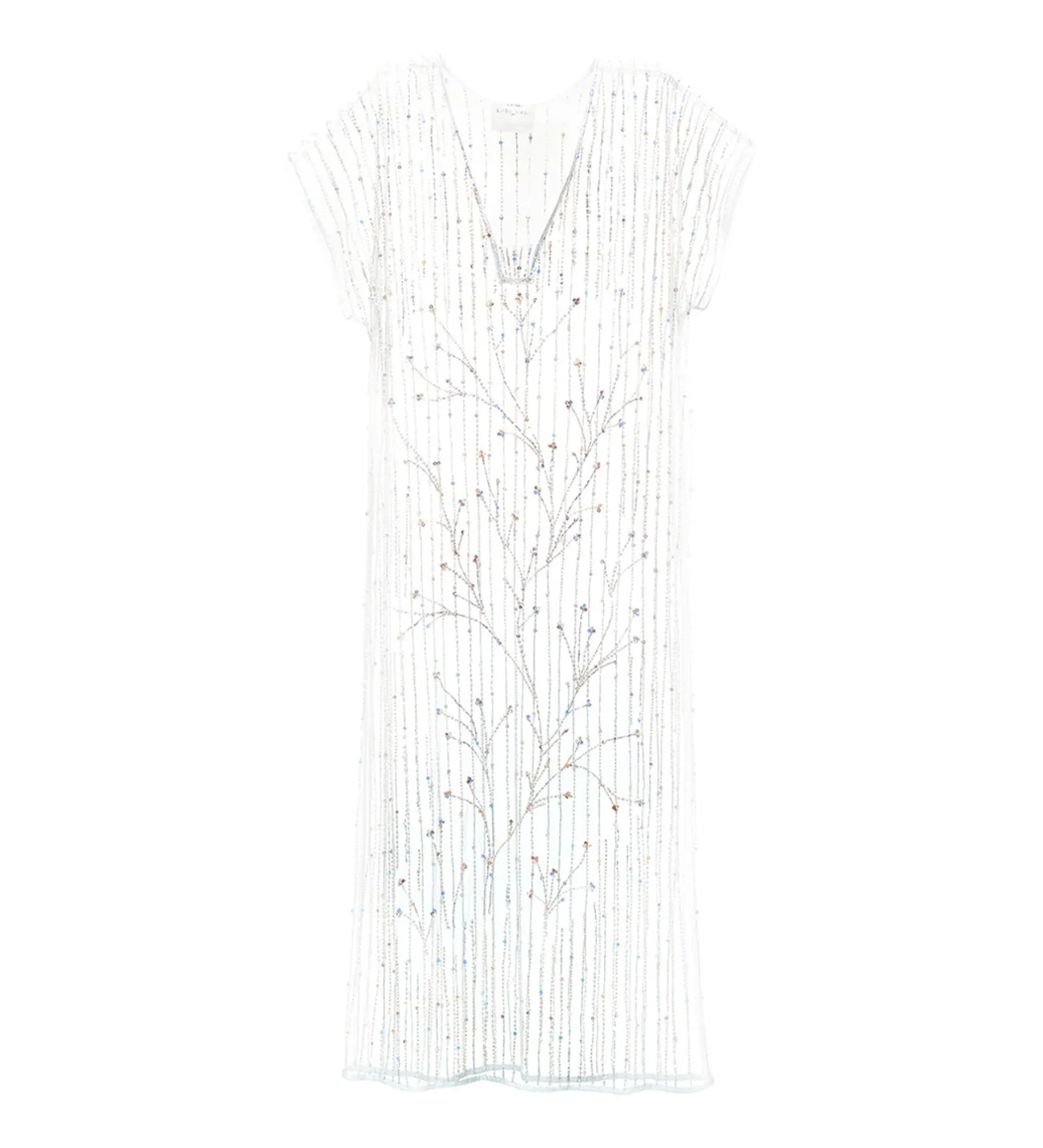 forte_forte tulle dress with embroidered “firefly” detailing firefly^ Dresses