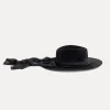 forte_forte velour gaucho trousers nero^ Hats And Scarves