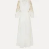 forte_forte voile dress with inlay detail giglio^ Dresses