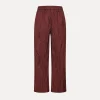 forte_forte women's trousers with an elasticated waistband cacao^ Pants