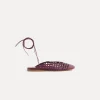 forte_forte woven backless slipper ruby^ Shoes